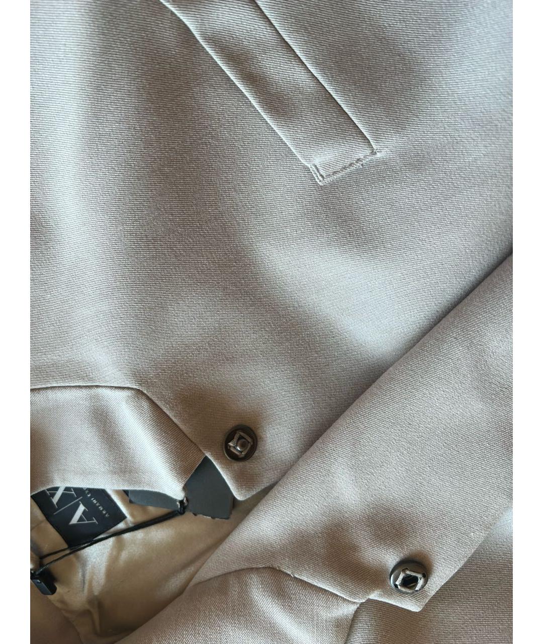 ARMANI EXCHANGE Антрацитовый полиэстеровый жакет/пиджак, фото 6