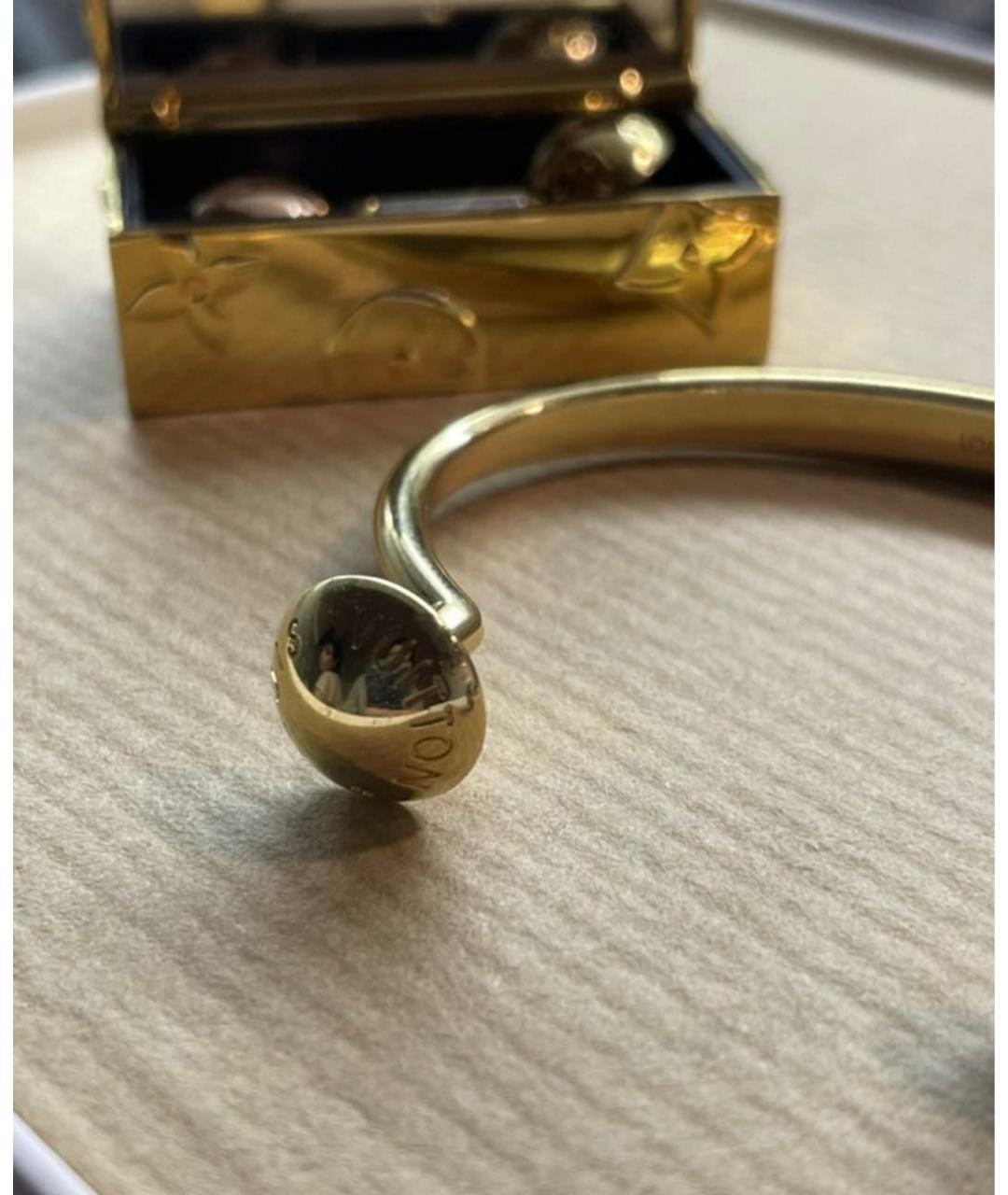 LOUIS VUITTON PRE-OWNED Золотой металлический браслет, фото 4