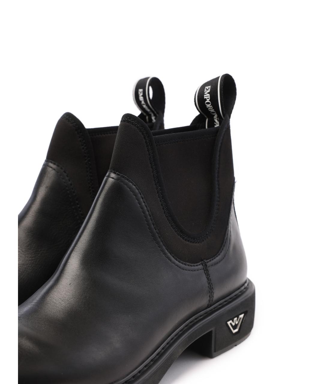 EMPORIO ARMANI Черные ботильоны, фото 5