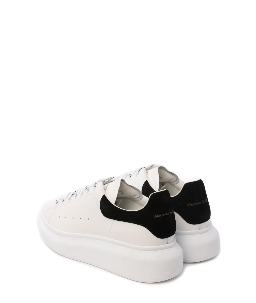 ALEXANDER MCQUEEN Белые кожаные кеды, фото 6