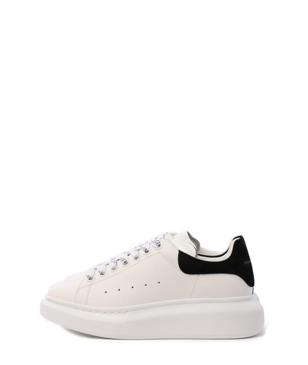 ALEXANDER MCQUEEN Белые кожаные кеды, фото 8