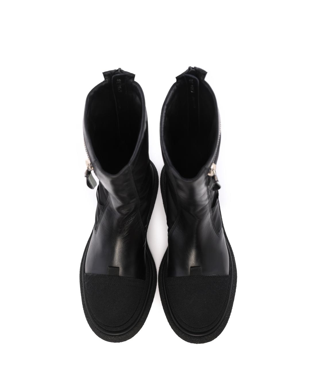 PREMIATA Черные кожаные сапоги, фото 3