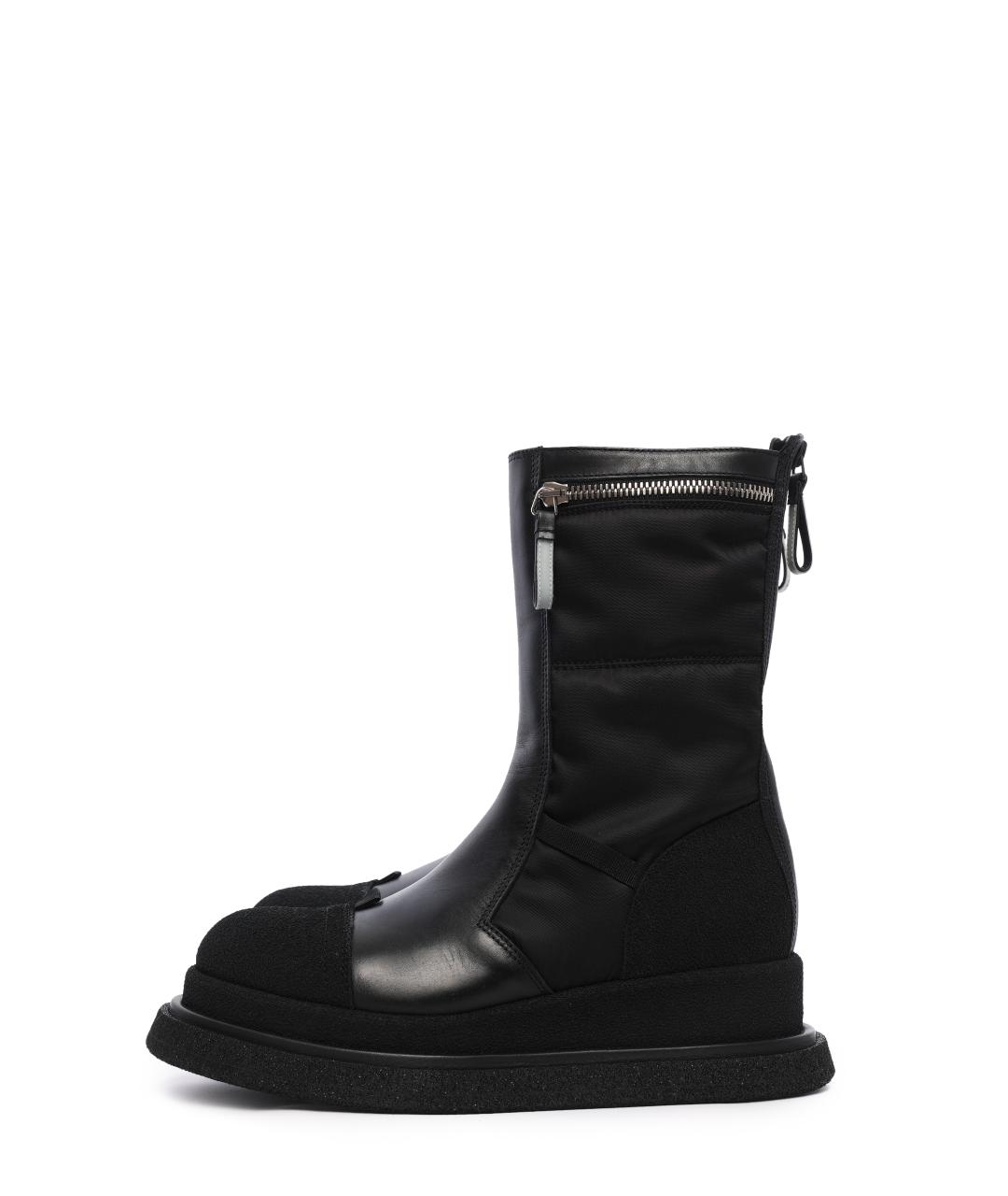 PREMIATA Черные кожаные сапоги, фото 9