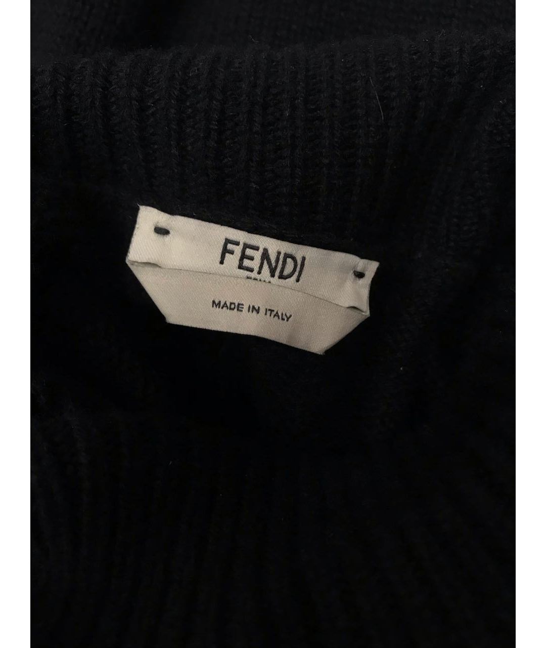 FENDI Черный джемпер / свитер, фото 4