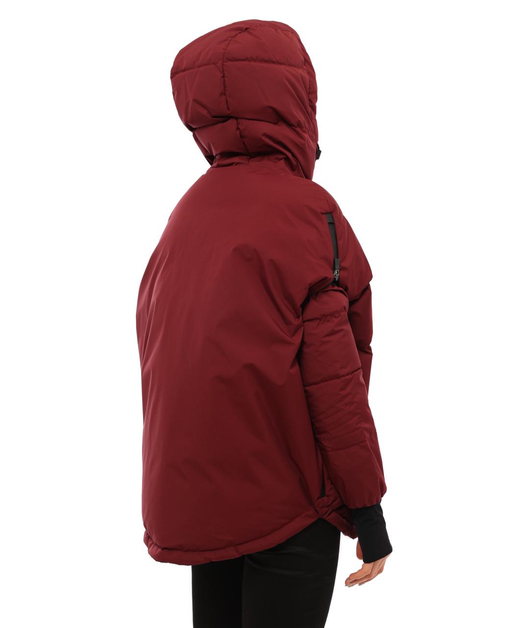 HERNO Бордовый полиэстеровый жилет, фото 4