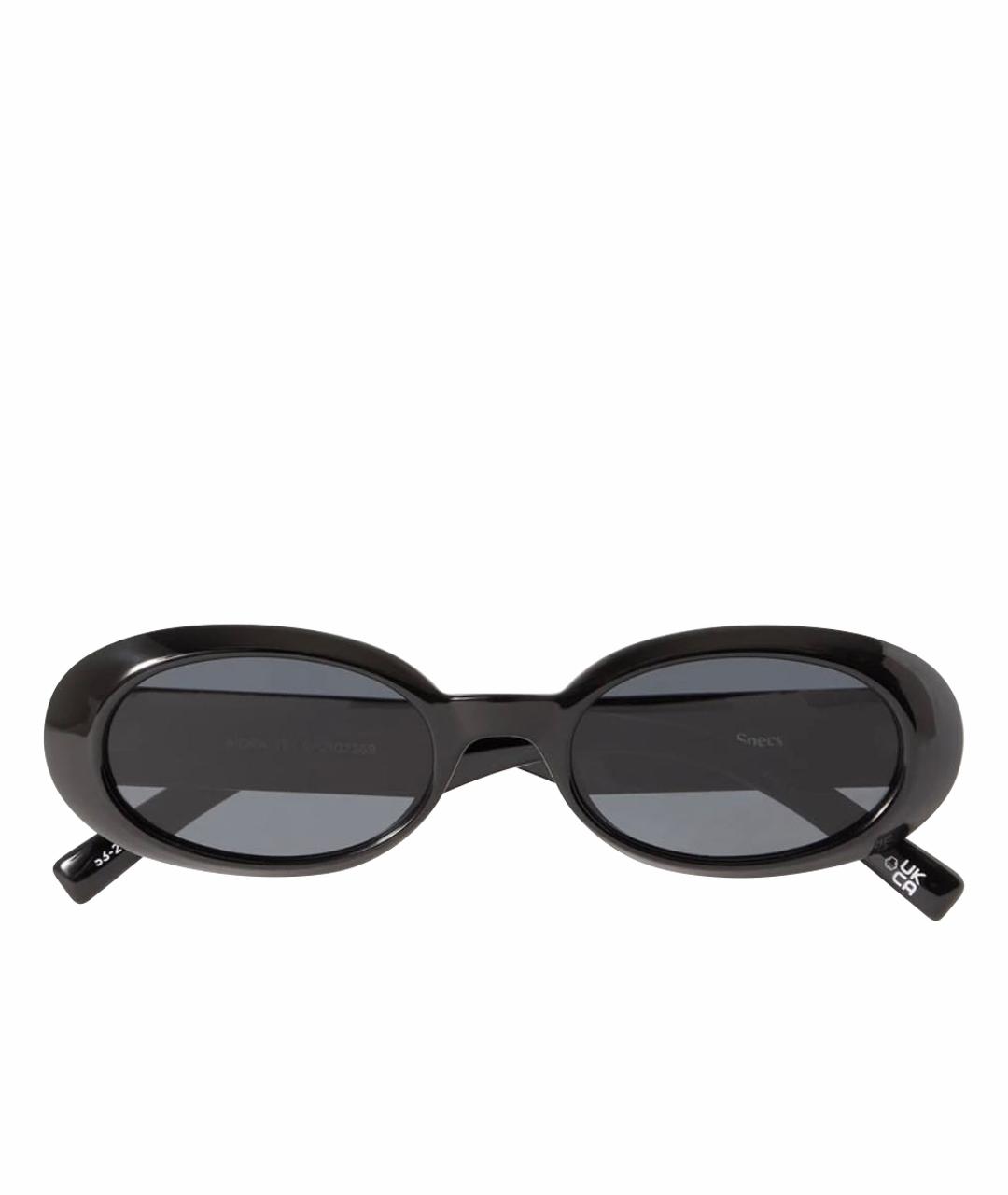 LE SPECS Черные пластиковые солнцезащитные очки, фото 1