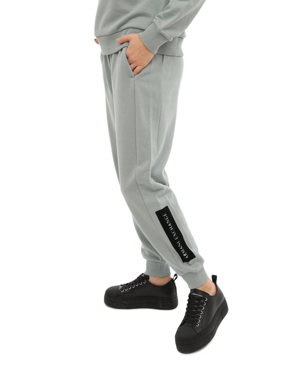 ARMANI EXCHANGE Голубые спортивные брюки и шорты, фото 3