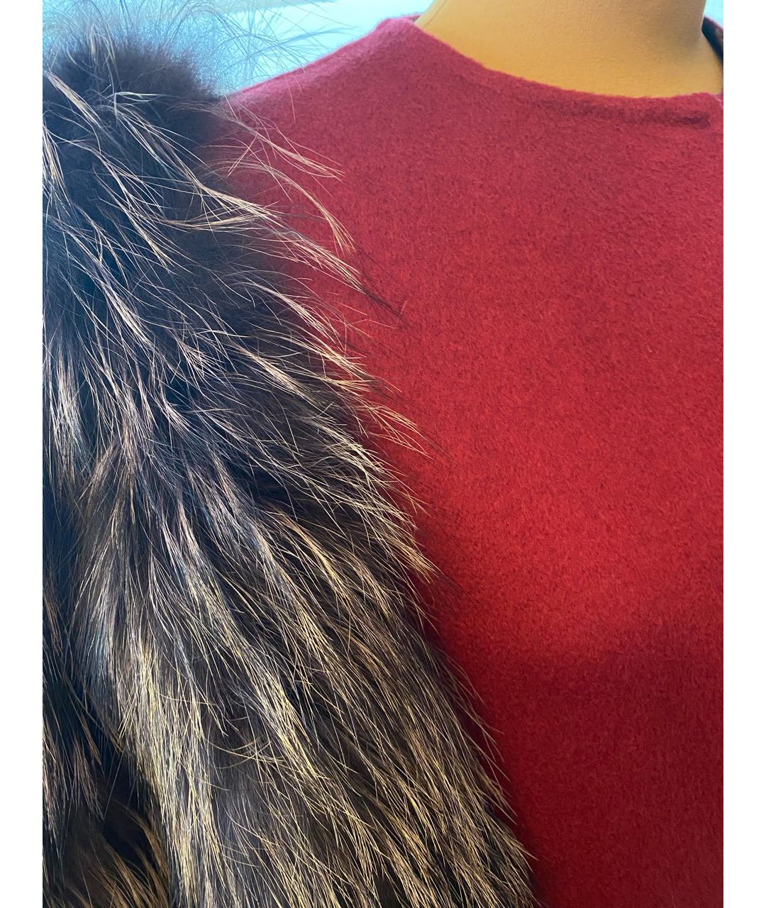 FENDI Фуксия кашемировое пальто, фото 4