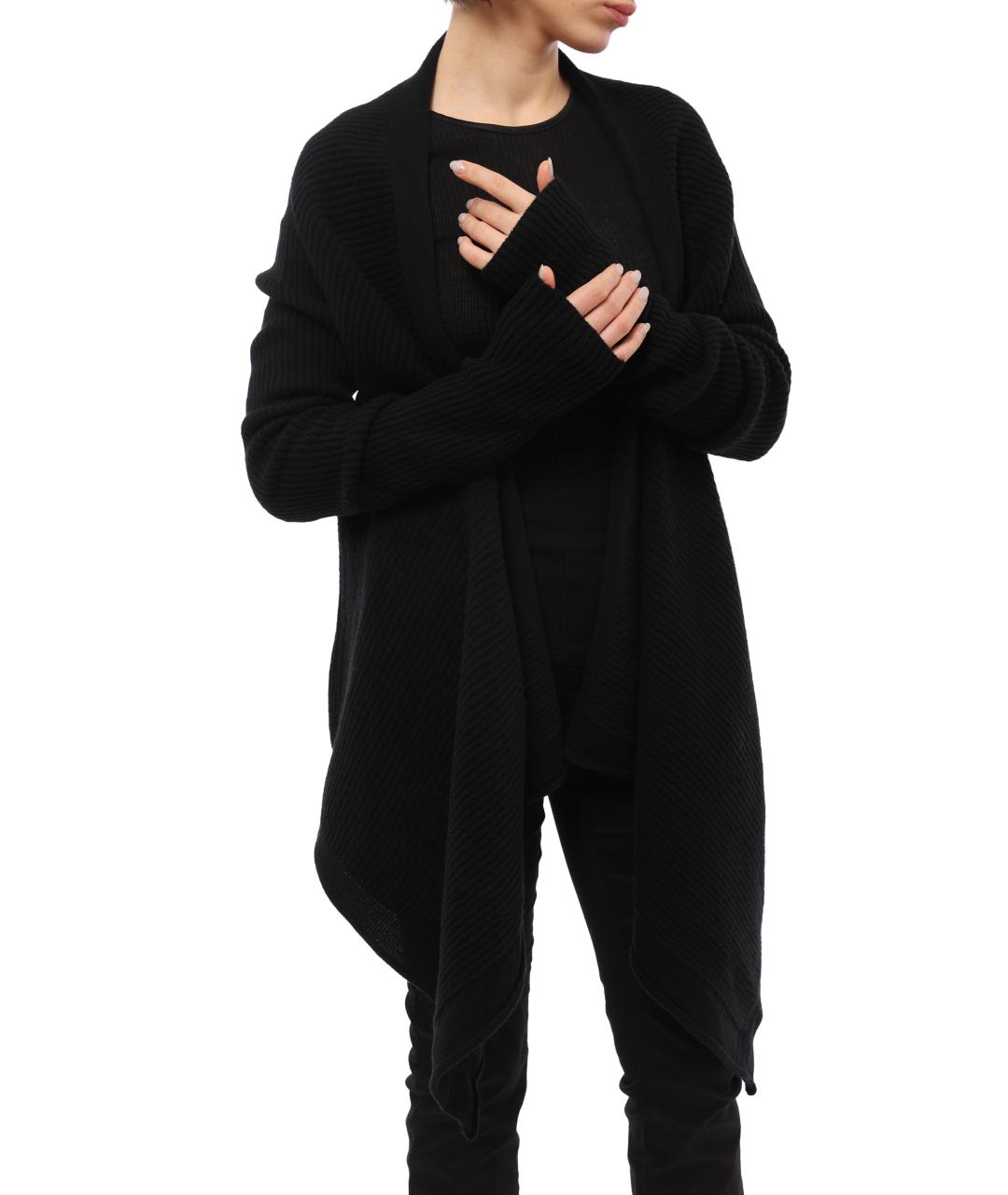 RICK OWENS Черный кардиган, фото 6