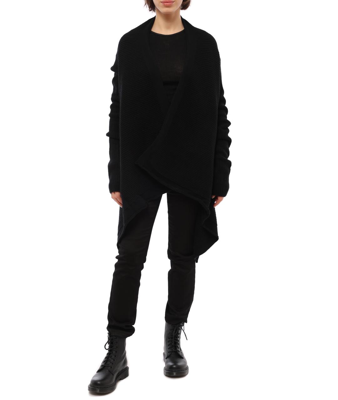 RICK OWENS Черный кардиган, фото 7
