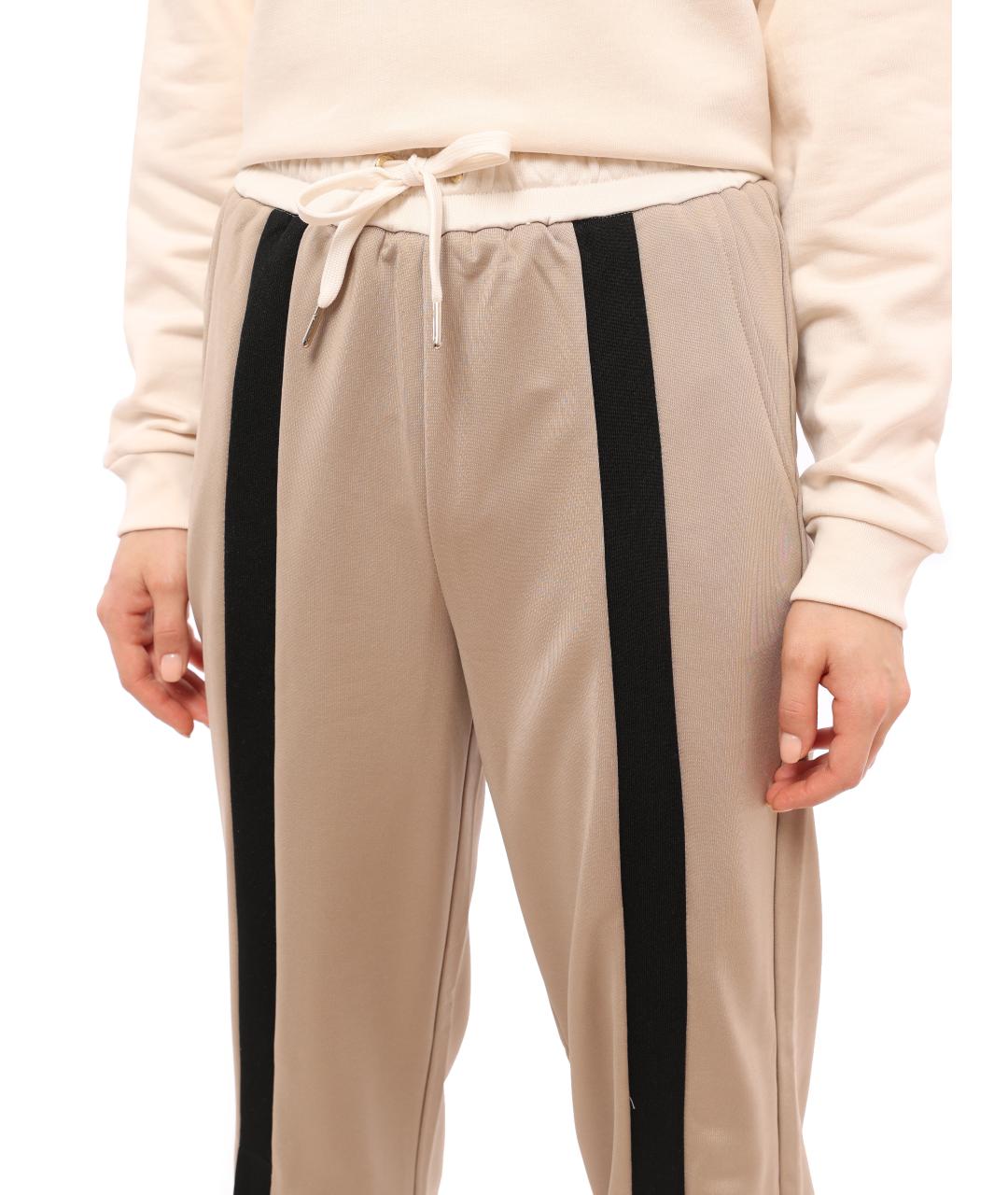 ARMANI EXCHANGE Бежевые полиэстеровые спортивные брюки и шорты, фото 4