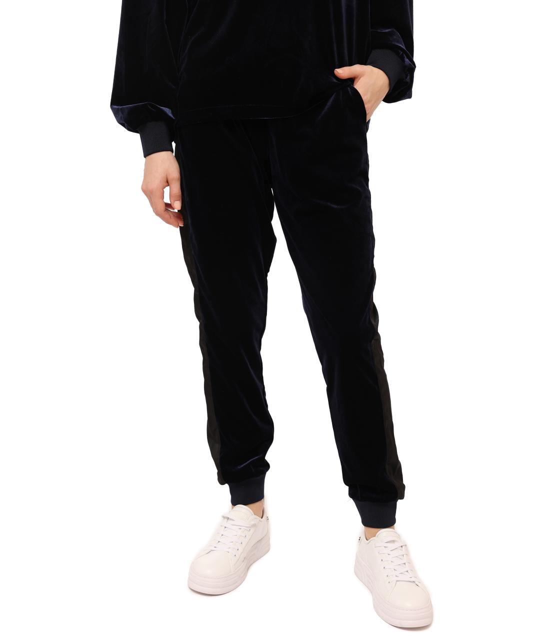 ARMANI EXCHANGE Темно-синие полиэстеровые спортивные брюки и шорты, фото 7