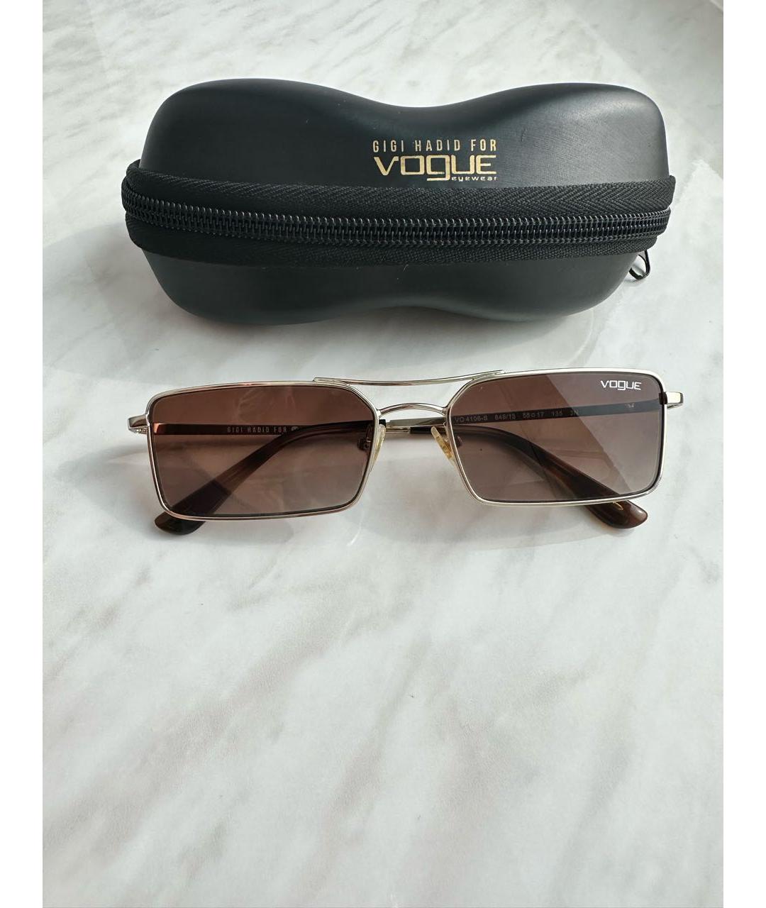 VOGUE EYEWEAR Металлические солнцезащитные очки, фото 4