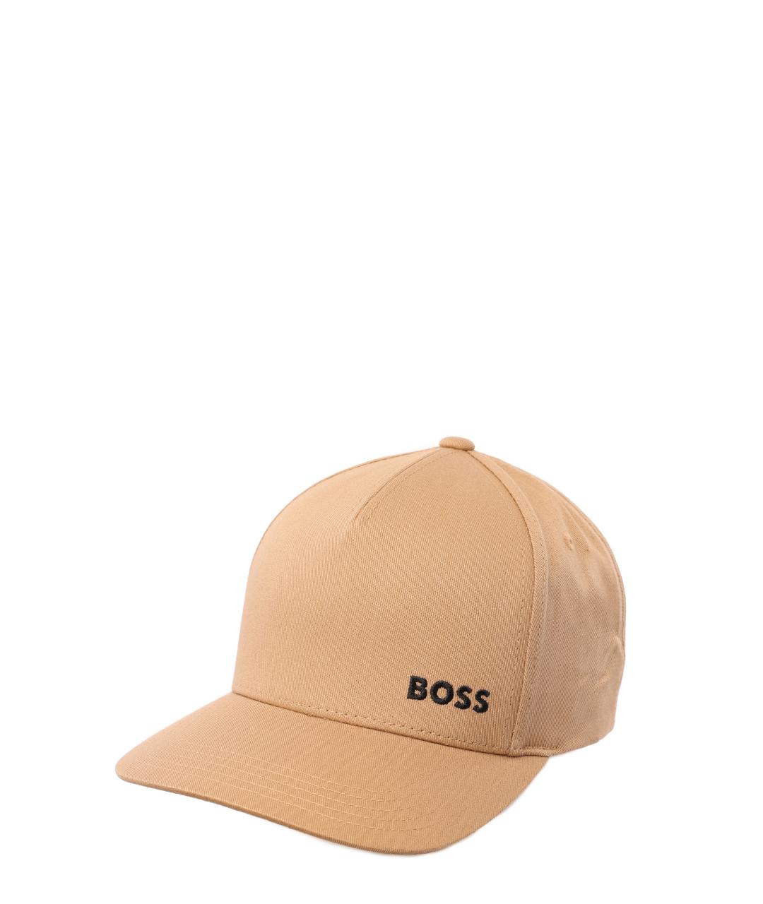 HUGO BOSS Бежевая хлопковая кепка/бейсболка, фото 5