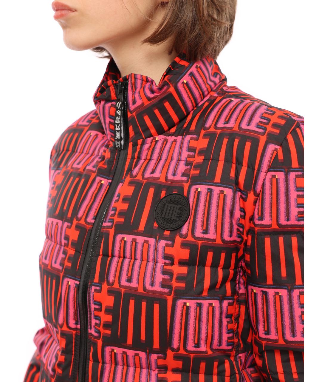 KENZO Красная полиэстеровая куртка, фото 3