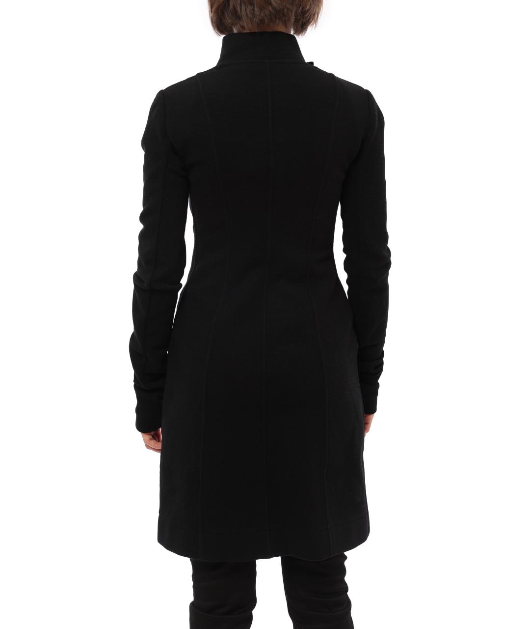 RICK OWENS Черное пальто, фото 3