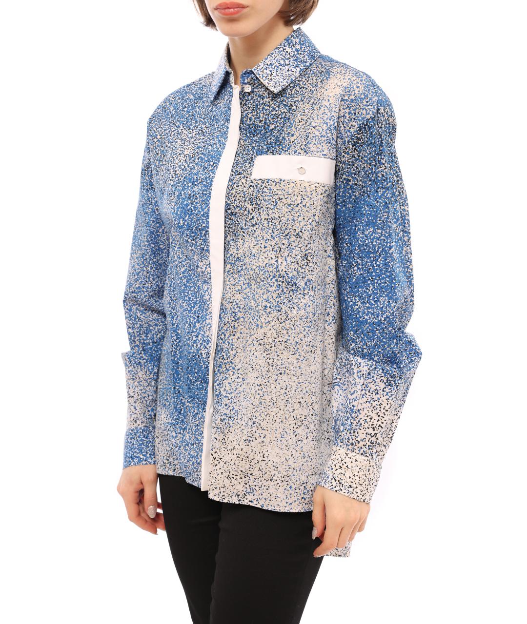 KENZO Голубая хлопковая рубашка, фото 5