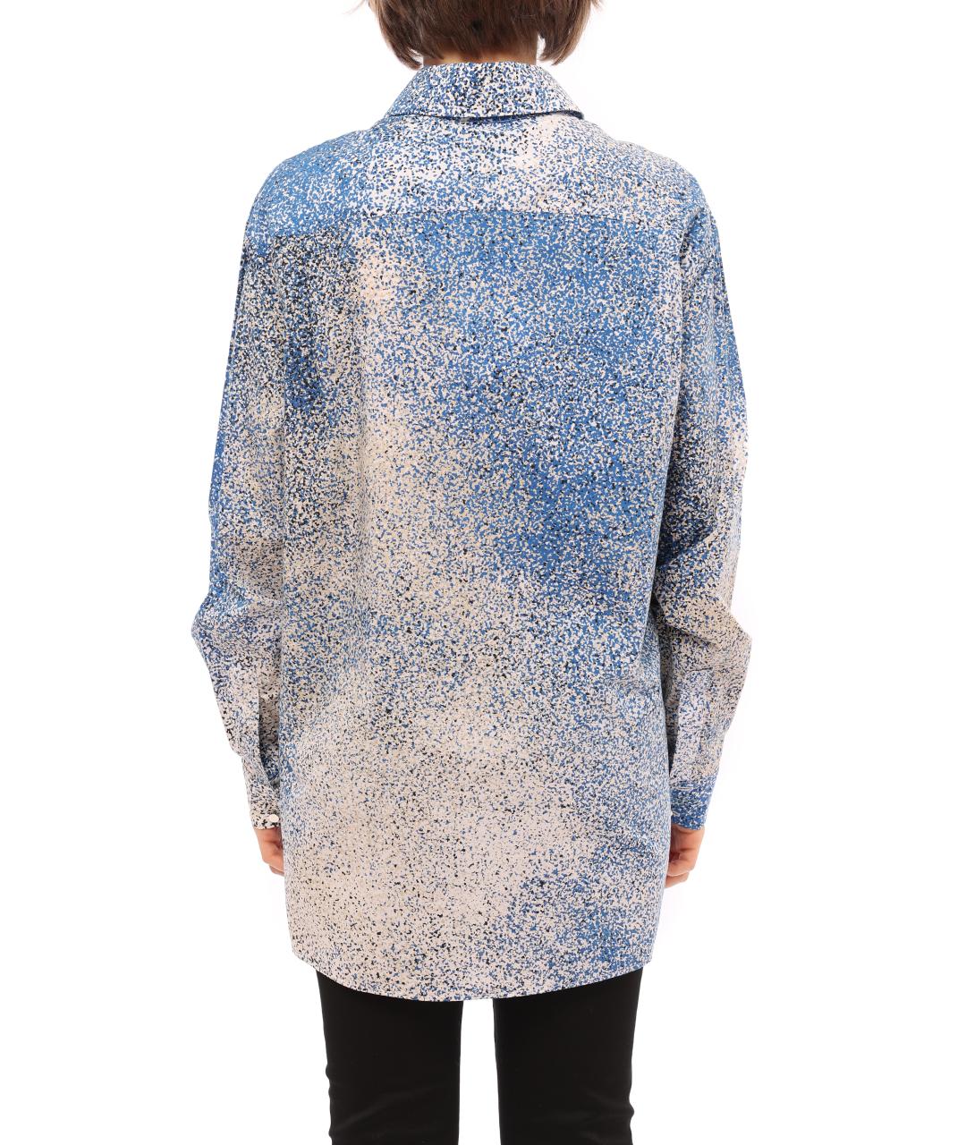 KENZO Голубая хлопковая рубашка, фото 3