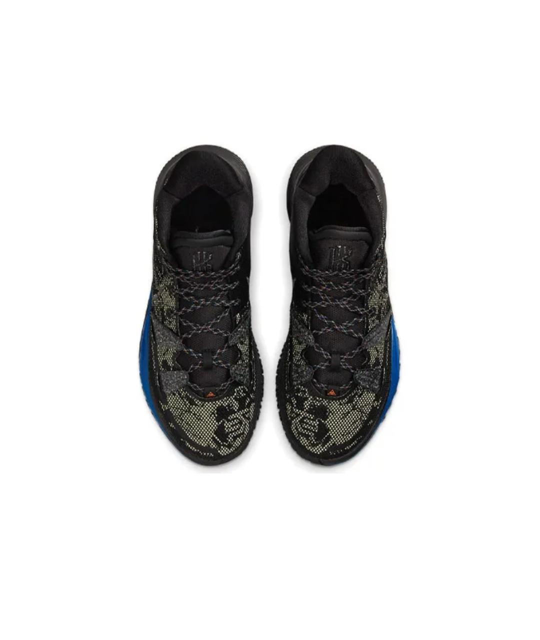 NIKE Черные кожаные высокие кроссовки / кеды, фото 3
