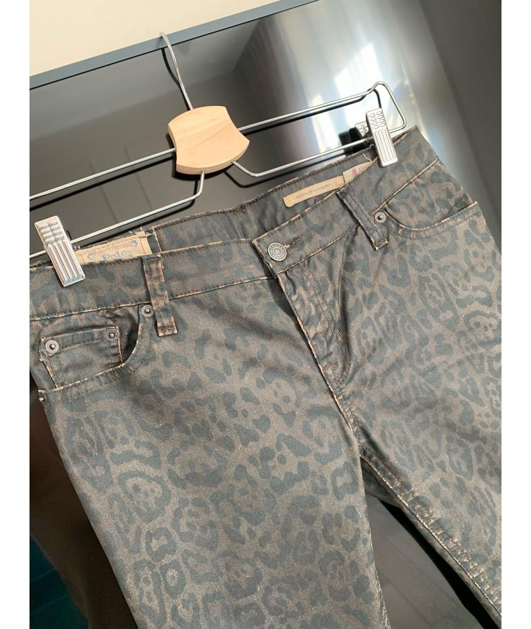 POLO RALPH LAUREN Коричневые хлопковые детские джинсы, фото 4