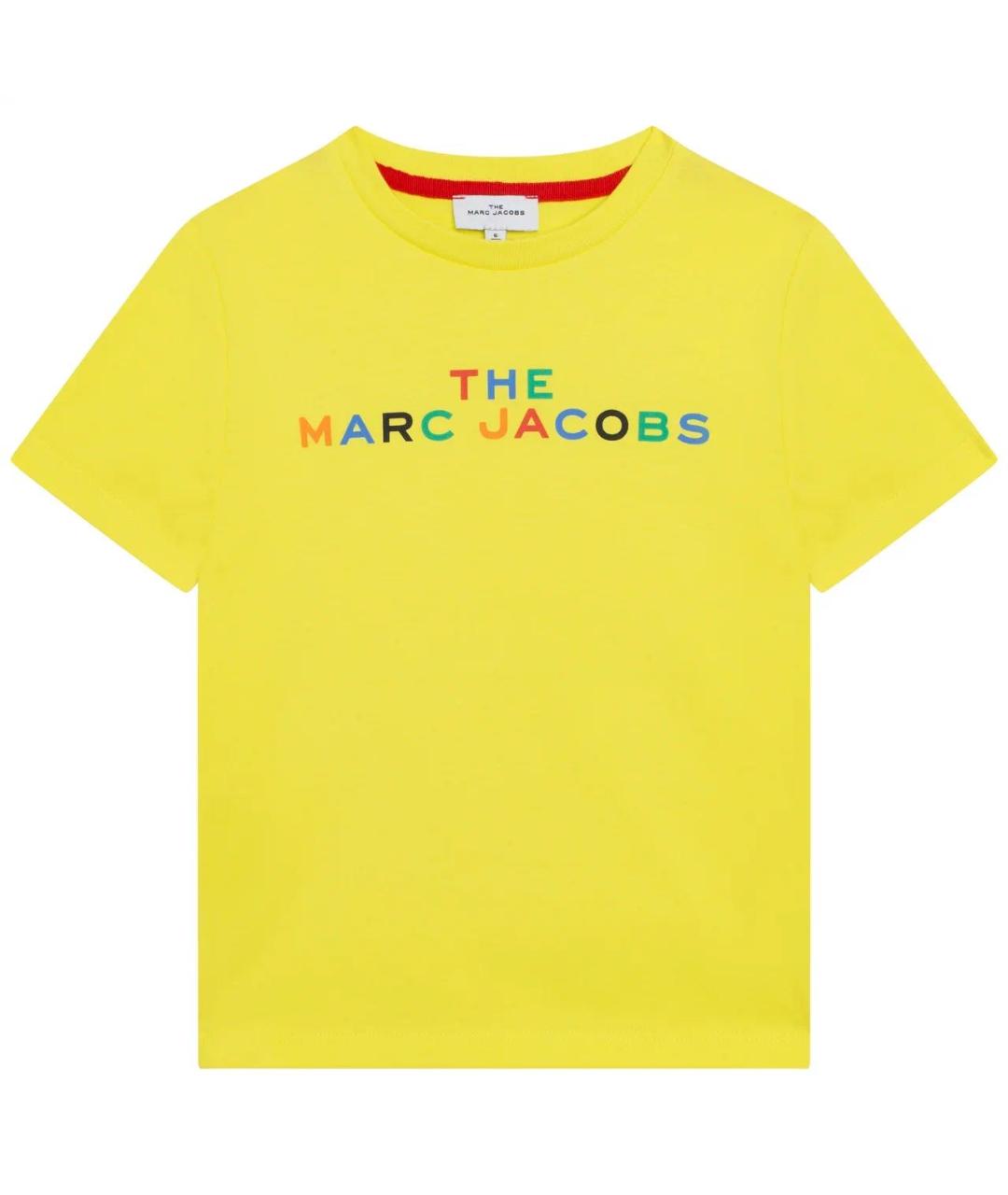 MARC JACOBS Желтая хлопковая детская футболка, фото 1
