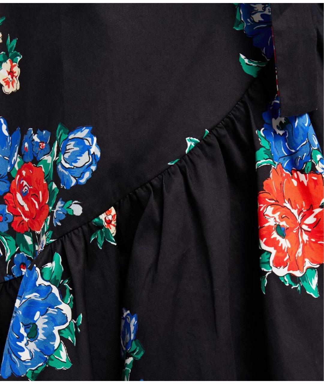 TORY BURCH Мульти хлопковое повседневное платье, фото 4