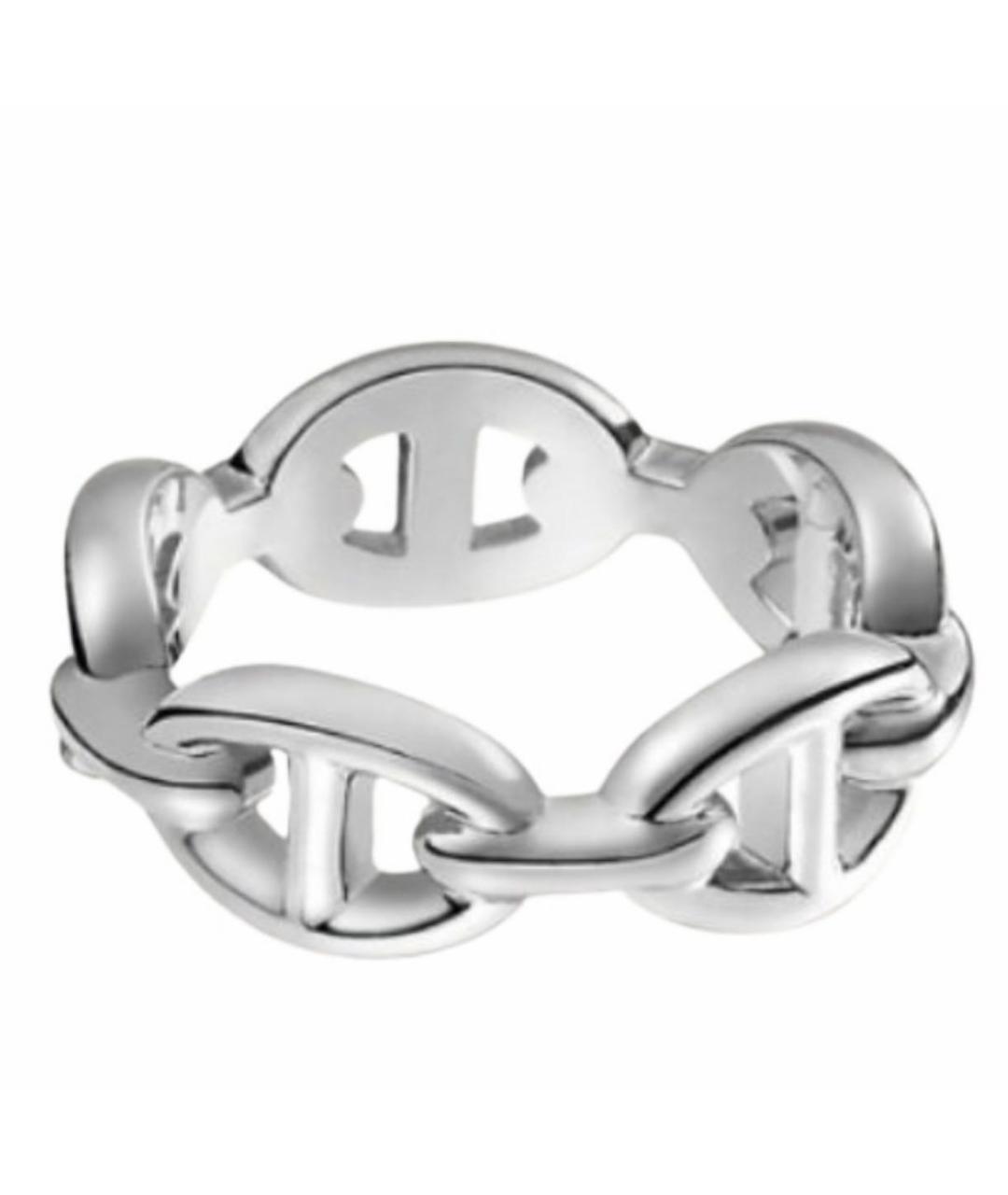 HERMES PRE-OWNED Серебряное серебряное кольцо, фото 3