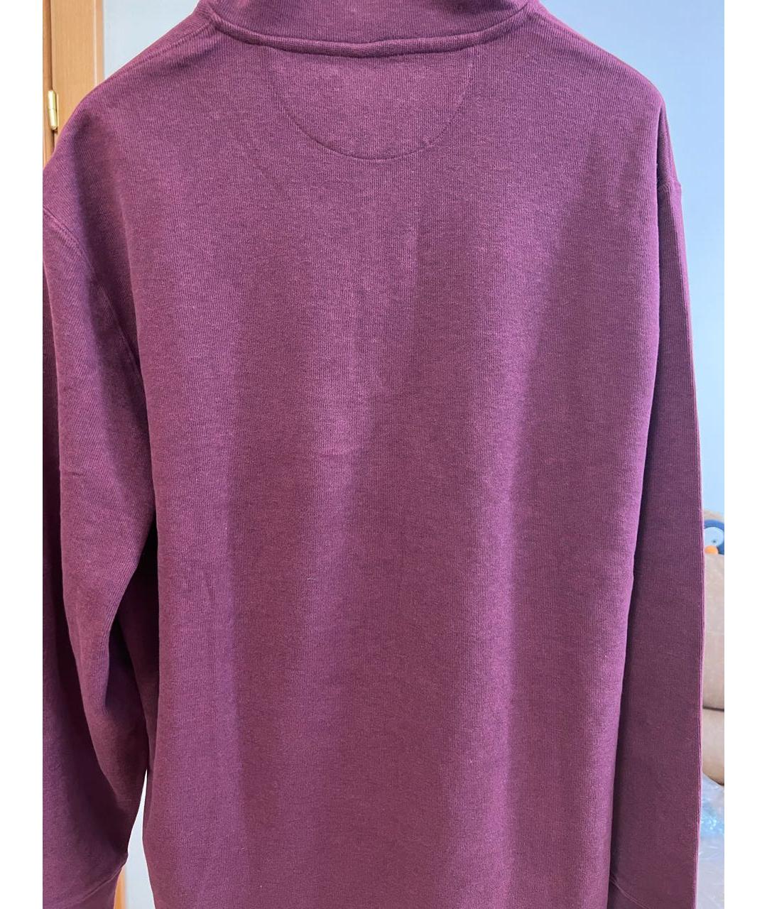 POLO RALPH LAUREN Бордовый хлопковый джемпер / свитер, фото 2