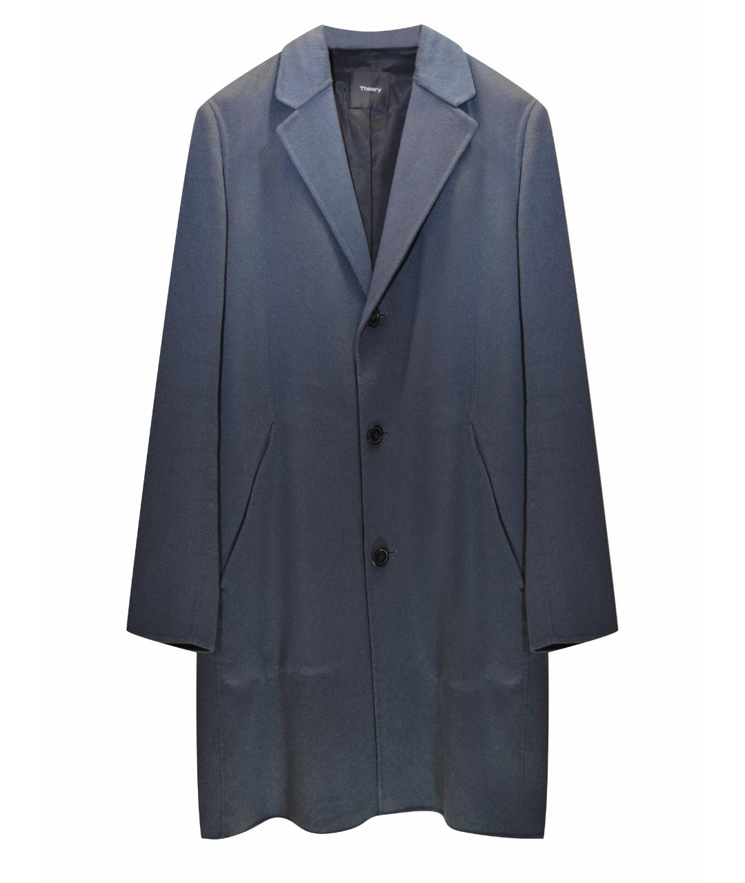 THEORY Синее кашемировое пальто, фото 1