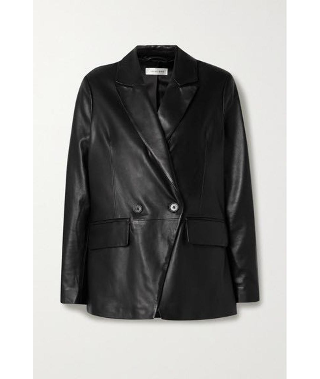ANINE BING Черный кожаный жакет/пиджак, фото 9