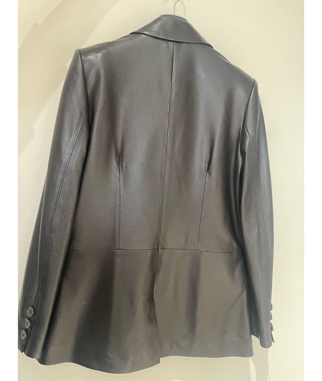ANINE BING Черный кожаный жакет/пиджак, фото 2