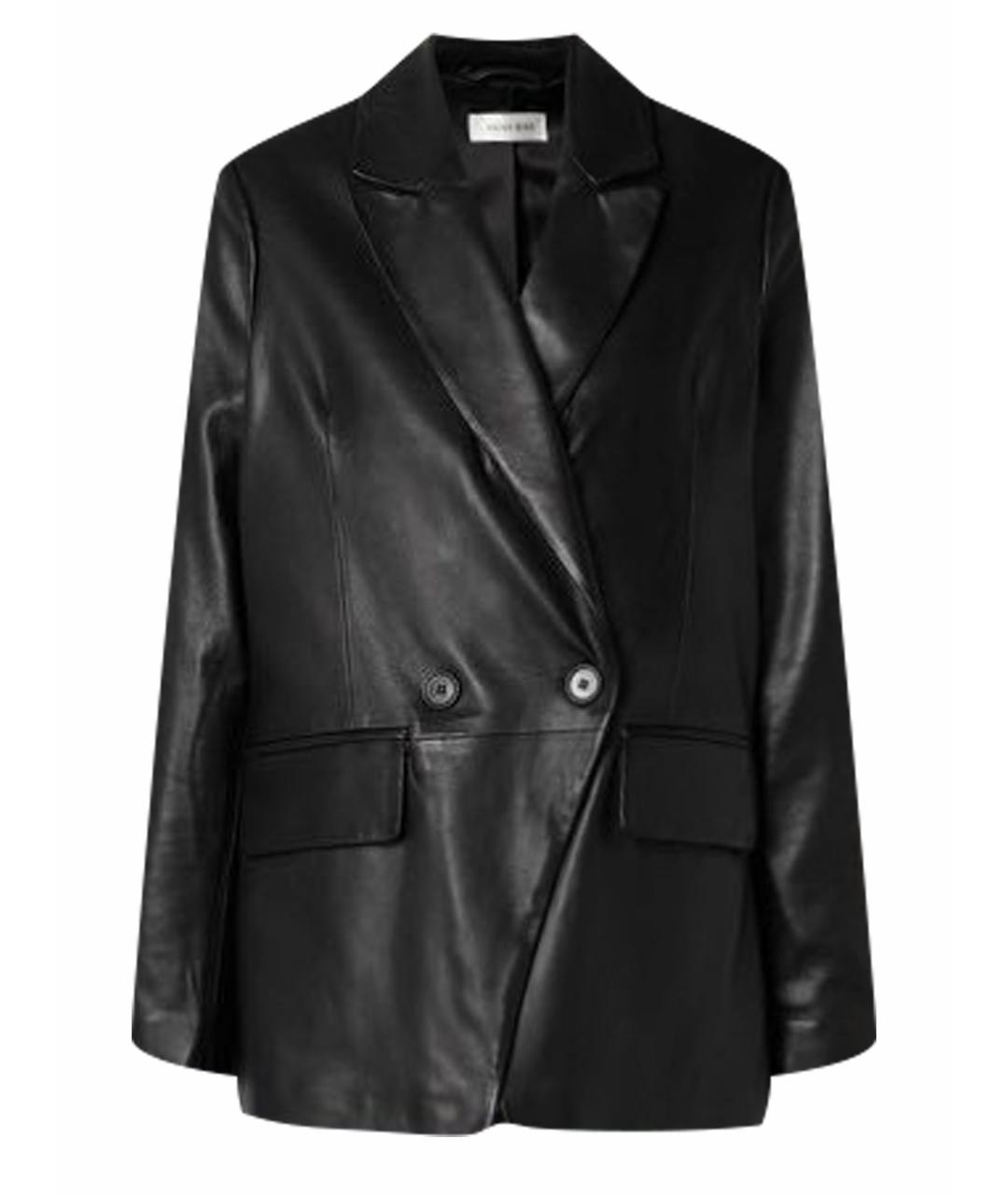 ANINE BING Черный кожаный жакет/пиджак, фото 1