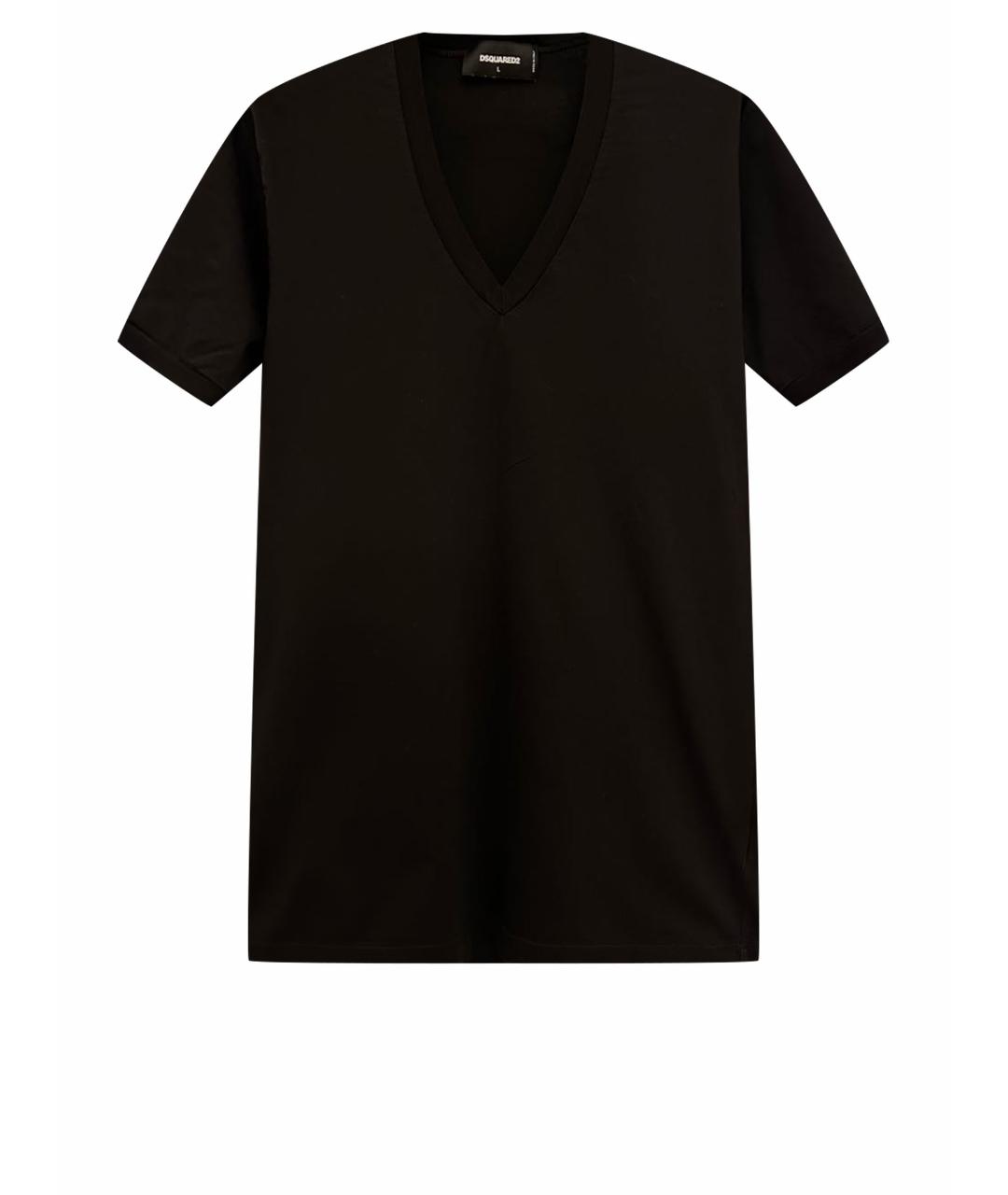 DSQUARED2 Черная хлопковая футболка, фото 1