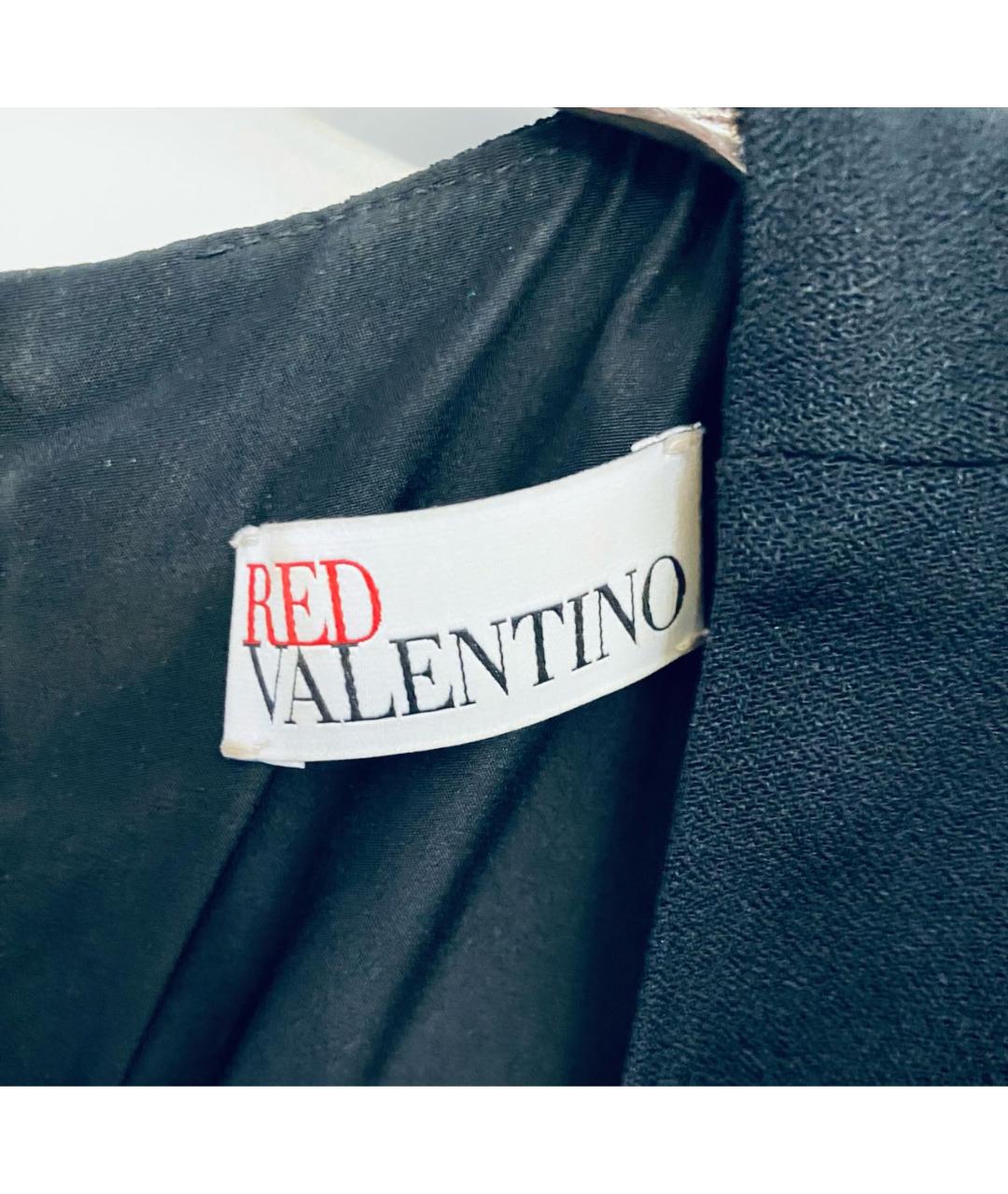 RED VALENTINO Черное повседневное платье, фото 4