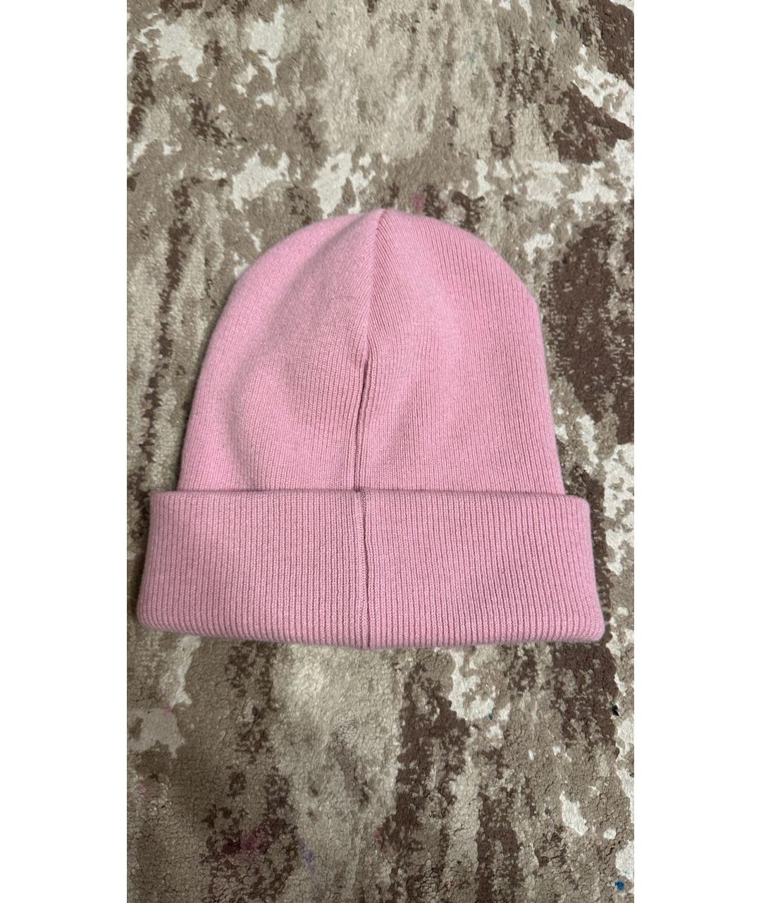 DSQUARED2 Розовая шерстяная шапка, фото 2