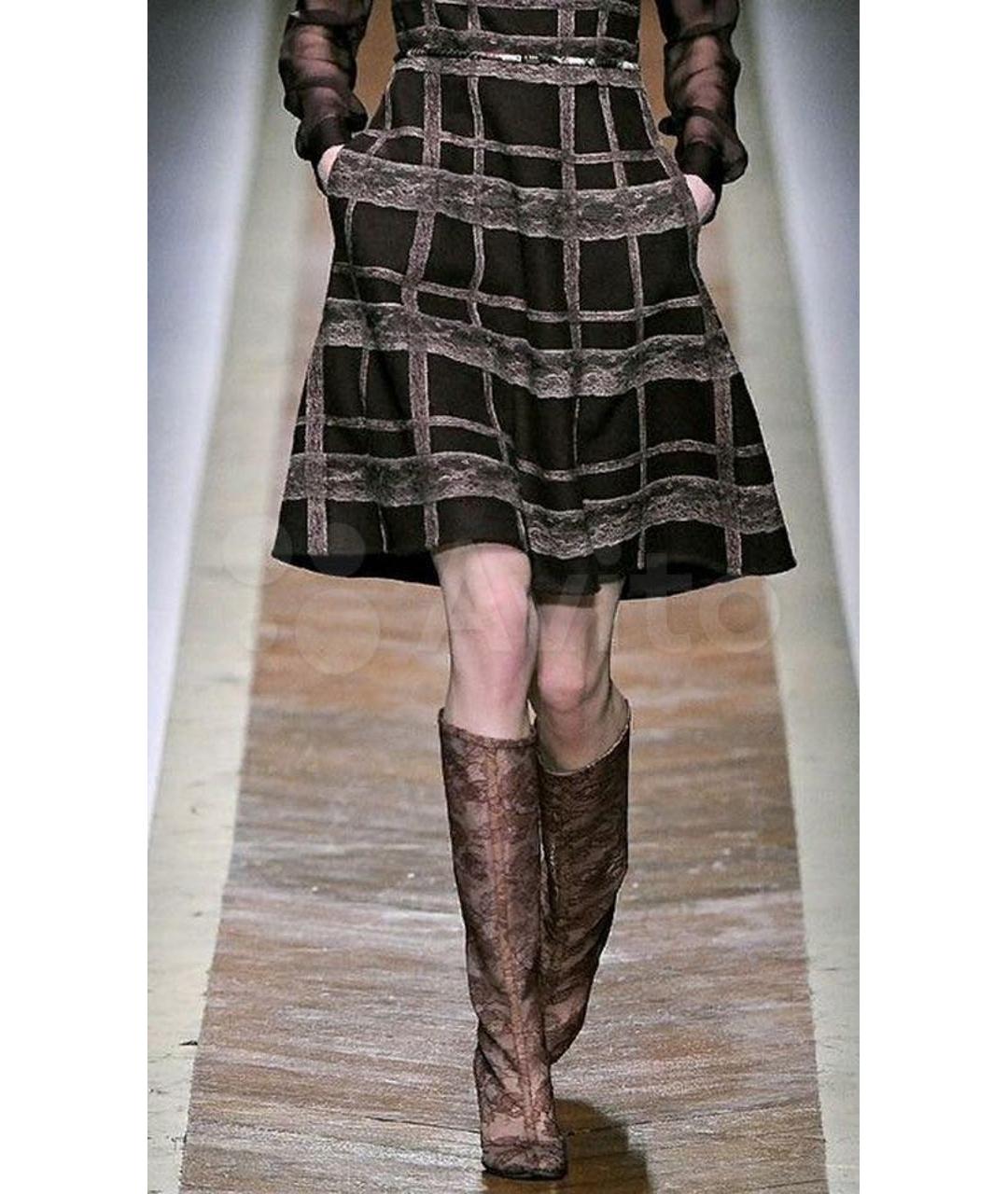 VALENTINO Черные синтетические сапоги, фото 7