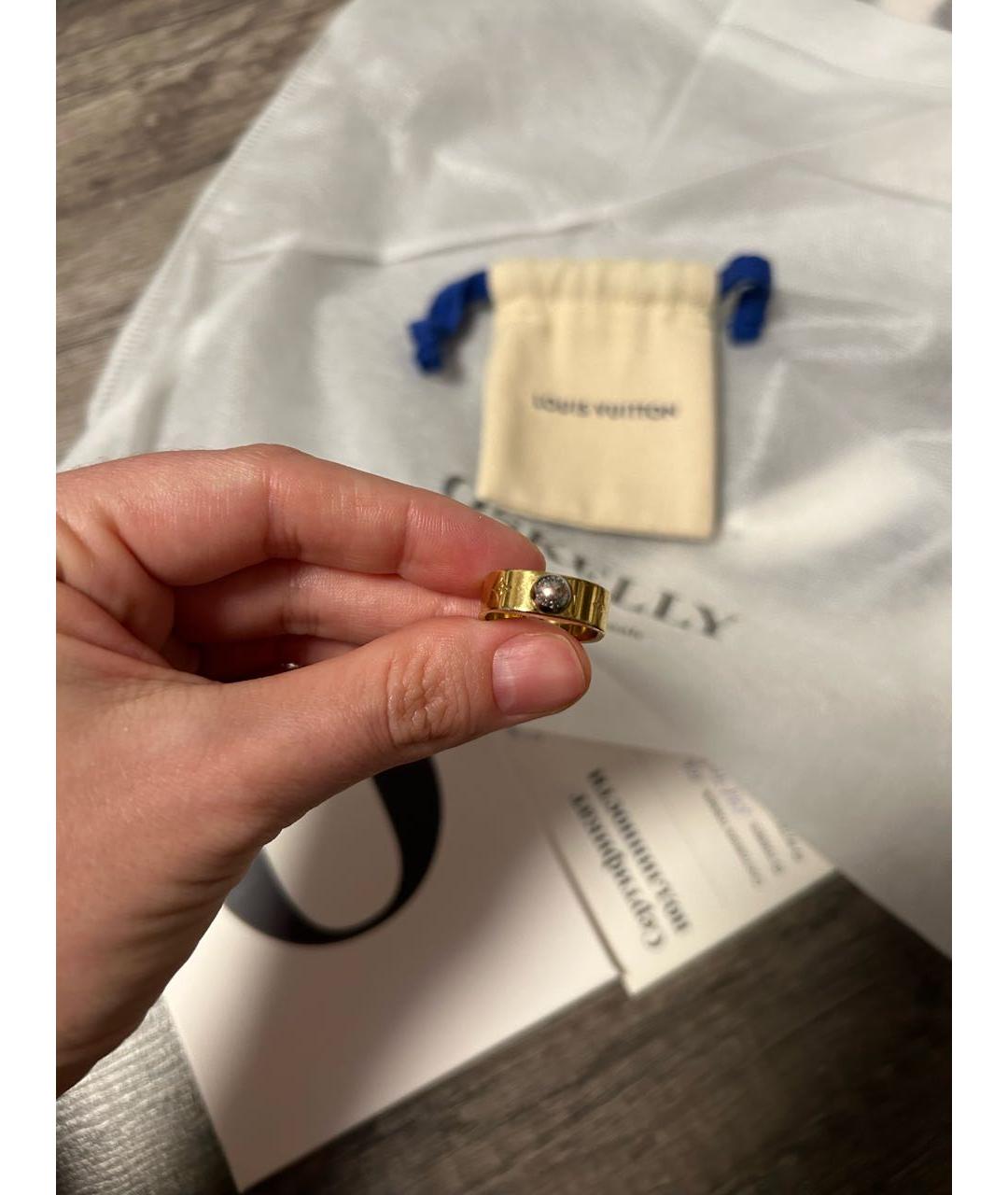 LOUIS VUITTON Золотое латунное кольцо, фото 3