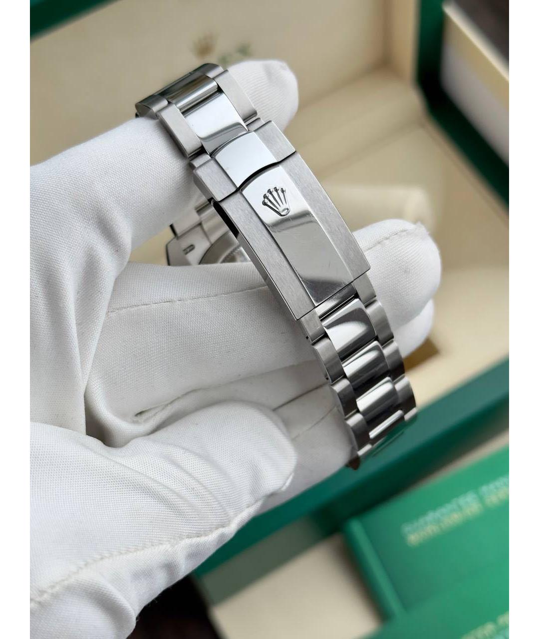 ROLEX Белые часы из белого золота, фото 5