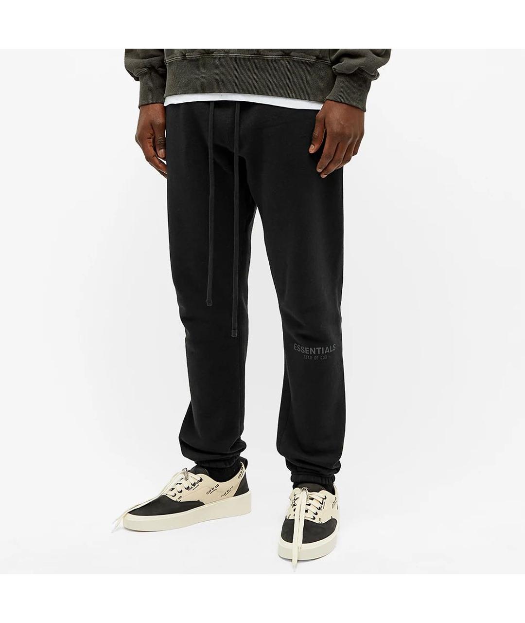 FEAR OF GOD ESSENTIALS Черные хлопковые спортивные брюки и шорты, фото 3