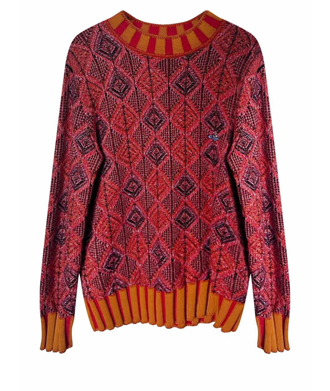 VIVIENNE WESTWOOD Оранжевый шерстяной джемпер / свитер, фото 1