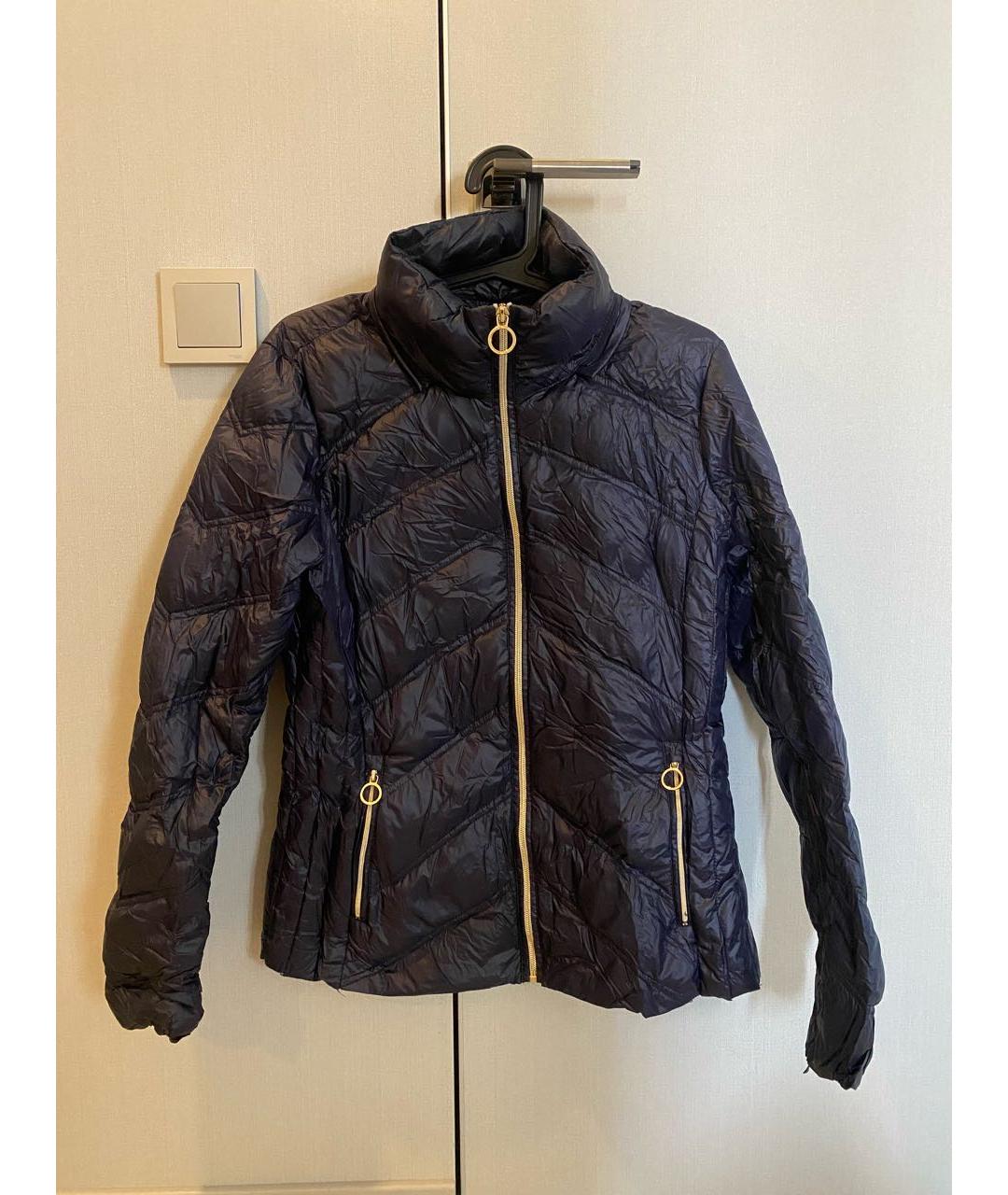 MICHAEL KORS Темно-синяя синтетическая куртка, фото 9