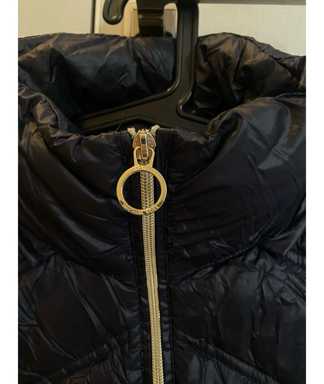 MICHAEL KORS Темно-синяя синтетическая куртка, фото 8