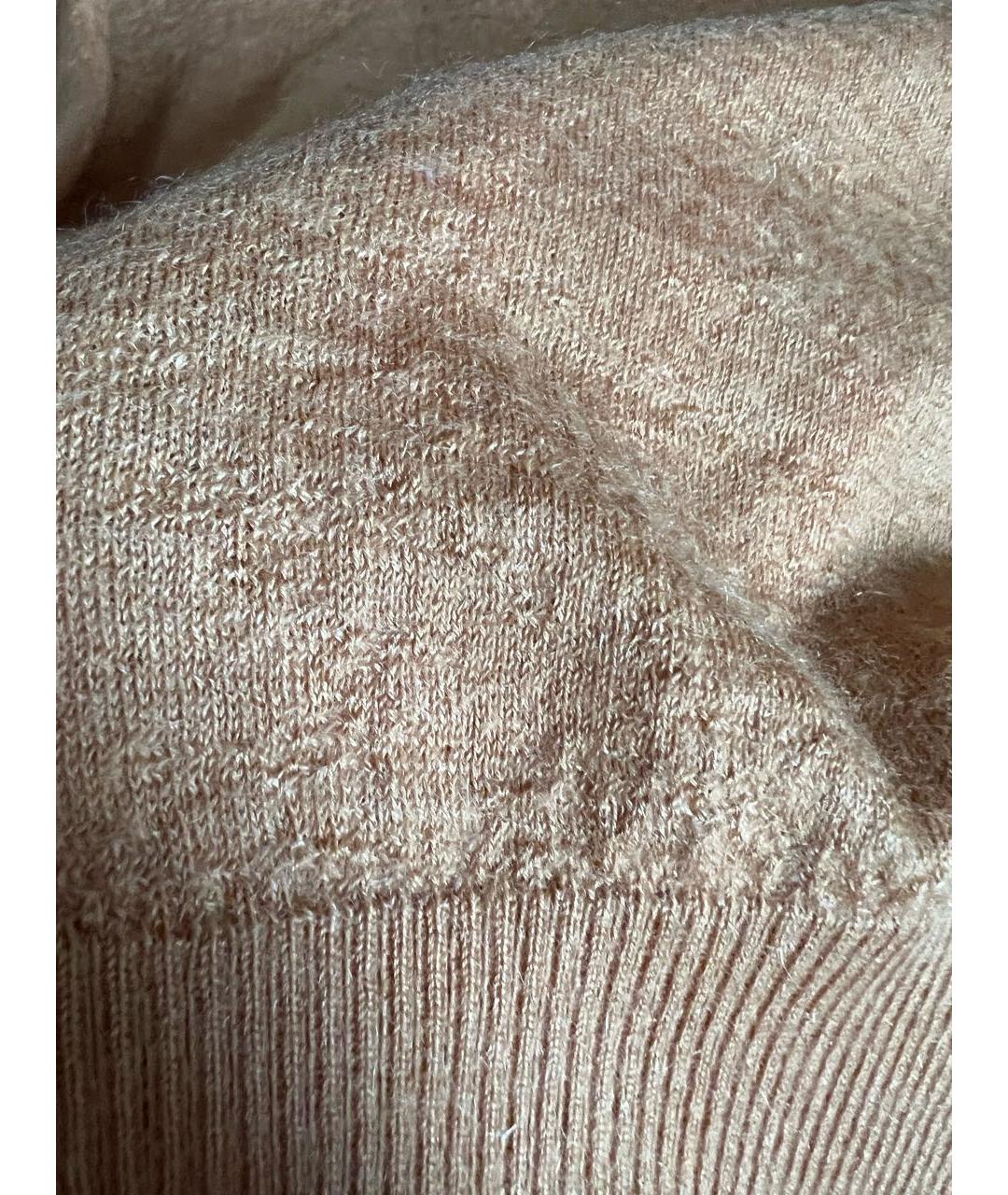 CHANEL Горчичный кашемировый джемпер / свитер, фото 5