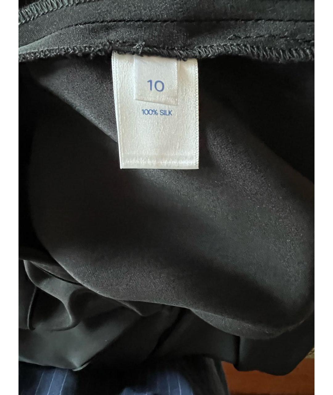 RAEY Черные шелковые брюки широкие, фото 4