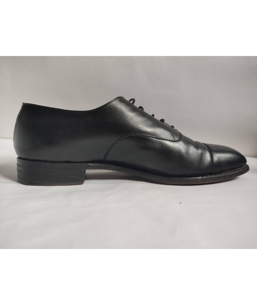 J.M. WESTON Черные кожаные туфли, фото 10