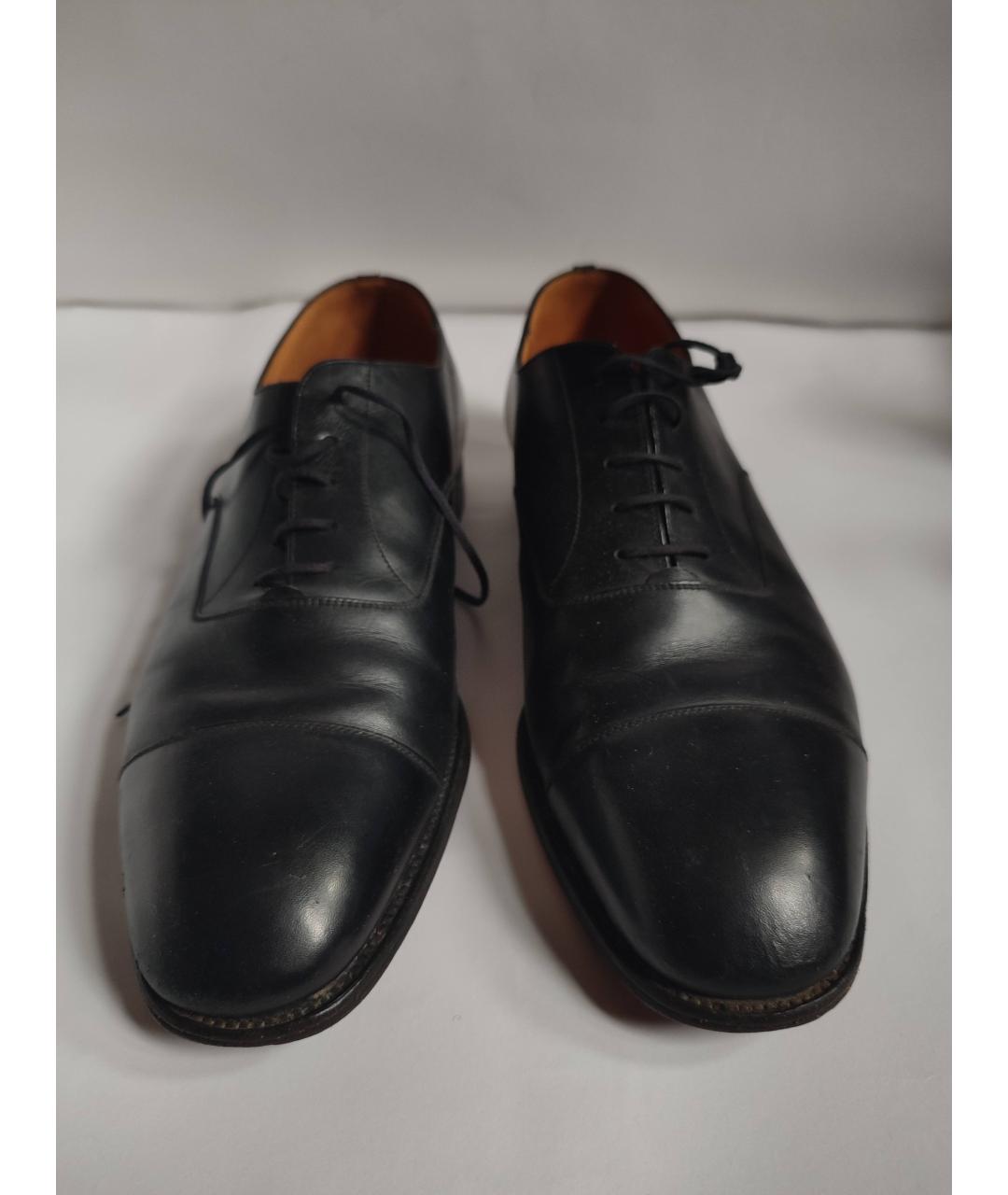 J.M. WESTON Черные кожаные туфли, фото 2