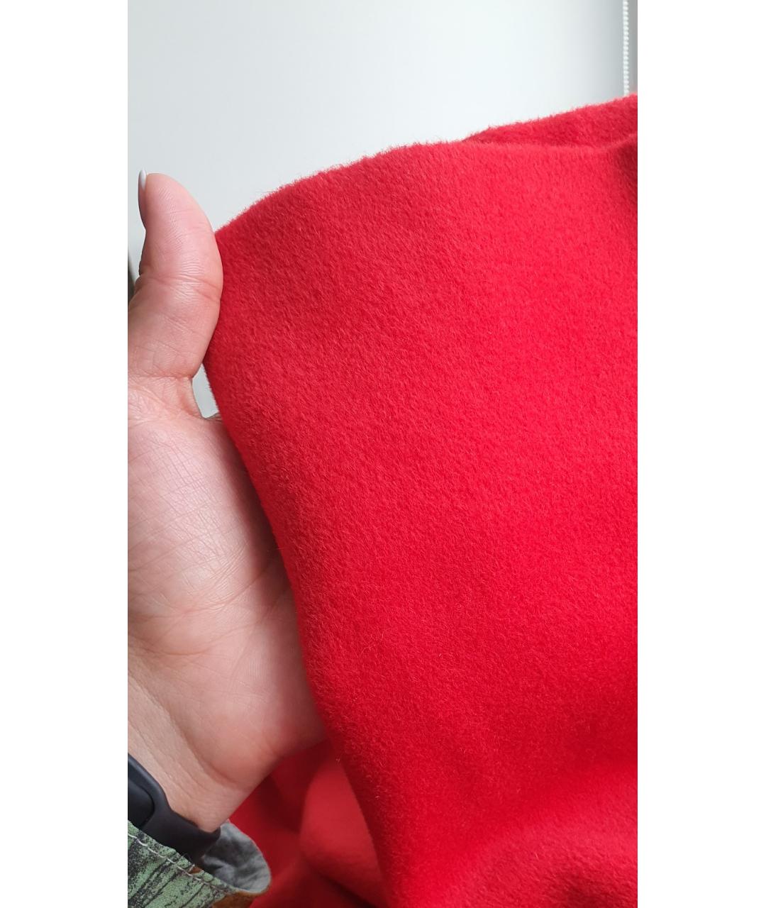 ARMANI COLLEZIONI Красное шерстяное пальто, фото 8