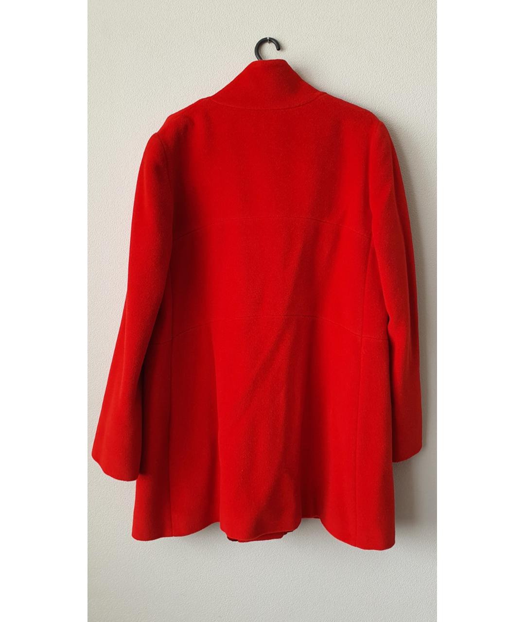 ARMANI COLLEZIONI Красное шерстяное пальто, фото 2