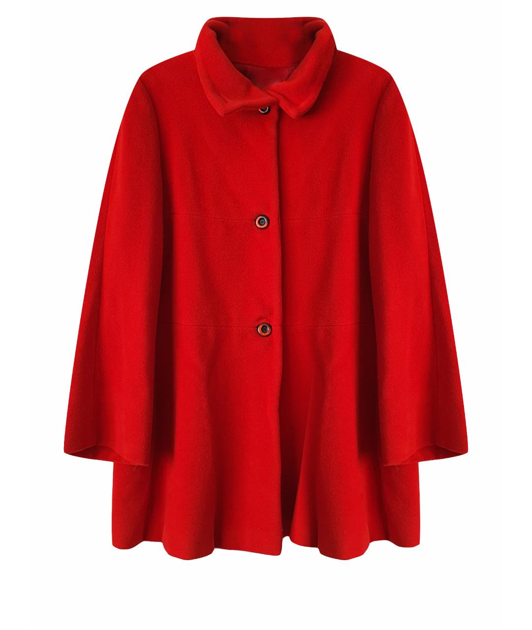 ARMANI COLLEZIONI Красное шерстяное пальто, фото 1