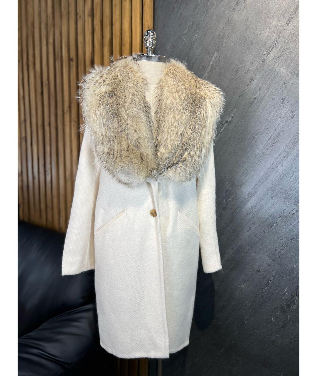 ERMANNO SCERVINO Белое пальто, фото 8